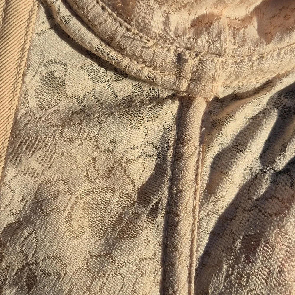 Vintage Beige/Tan Plastic Boned Corset Bustier 34B- Jezebel Renee of‎ Hollywood - Picture 2 of 9